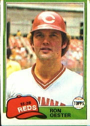 1981 Topps Baseball Cards      021      Ron Oester